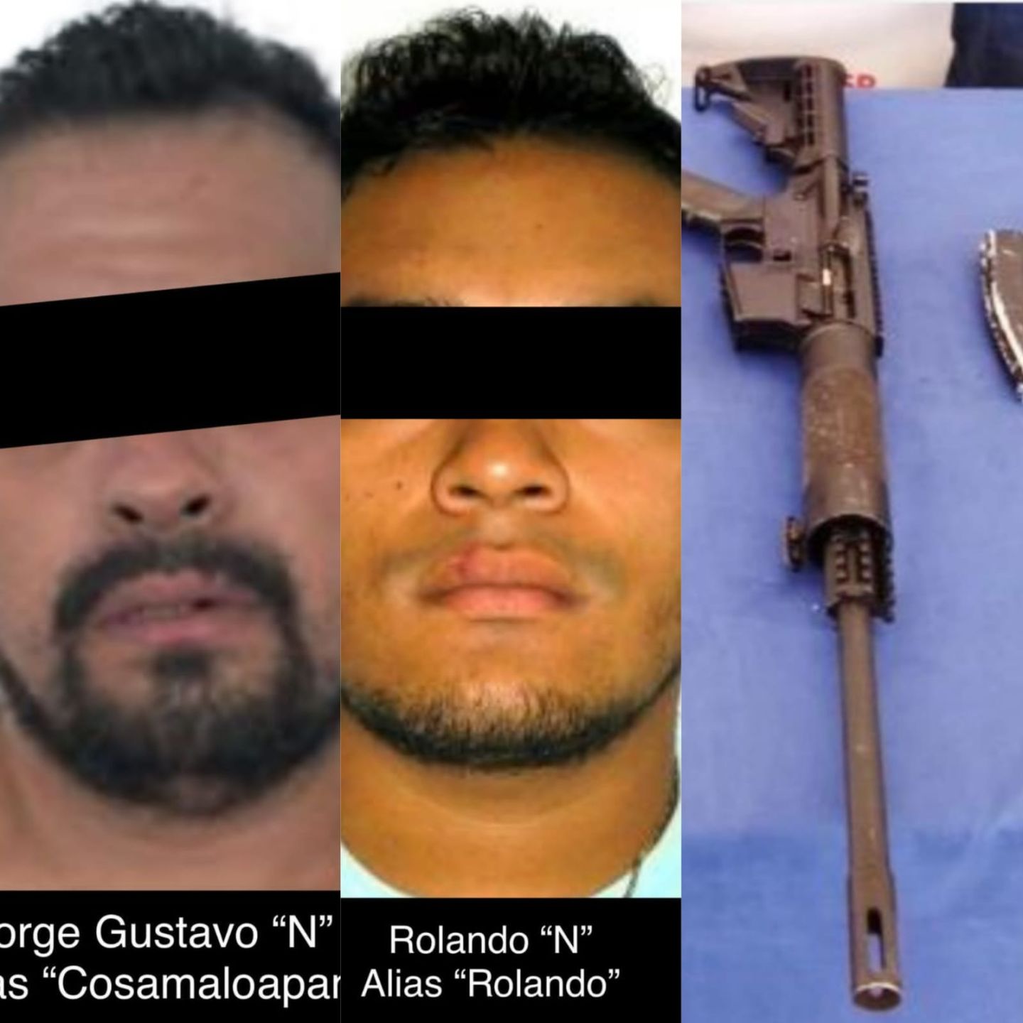 Captura  Policía Estatal a Jorge Gustavo ’N’, alias ’Cosamaloapan’, y a Rolando ’N’, en Espinal