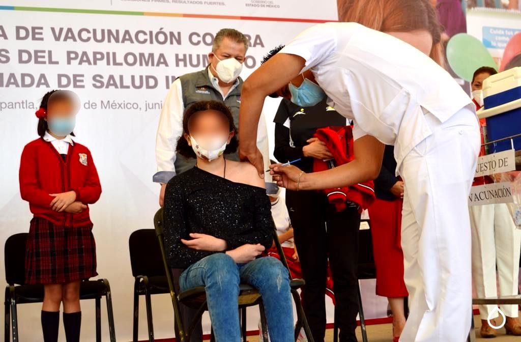 Continúa campaña de vacunación contra virus del papiloma humano para niñas de 9 a 11 años