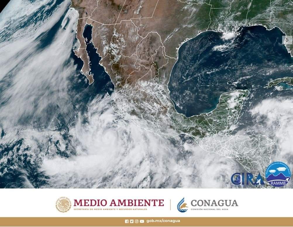 Huracán ’Blas’ continuará provocando lluvias muy fuertes en Guerrero

