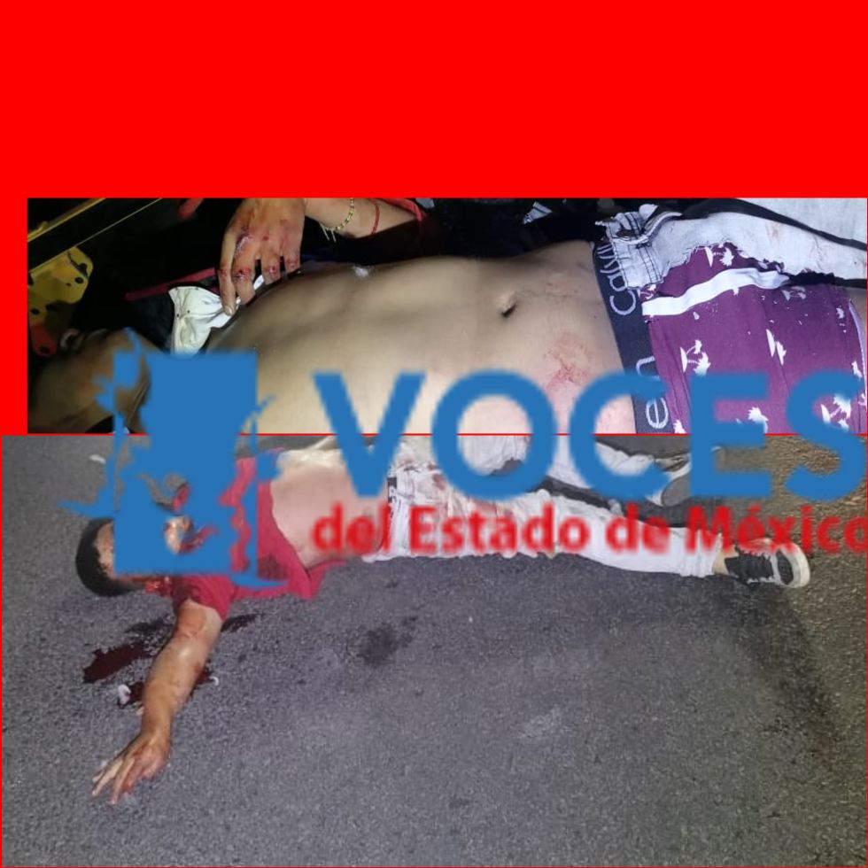 Un muerto y lesionado al derraparse con moto en San Bernardino, en la carretera Texcoco- Los Reyes la Paz
