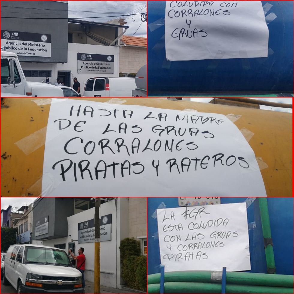 Corralones en Texcoco son corruptos y tienen nexos policías con grúas dañando  con altos cobros a ciudadanos 