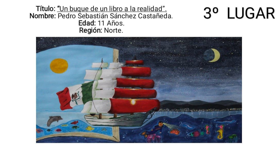 Alumna de Acapulco gana Concurso Nacional de Pintura Infantil El Niño y la Mar