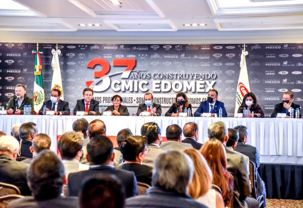 El GEM reitera el compromiso por mantener trabajo coordinado con la Cámara Mexicana de la Industria de la Construcción
