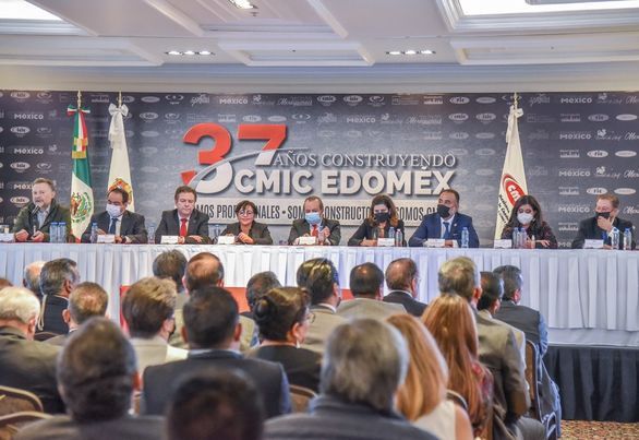 Reitera GEM compromiso por mantener trabajo coordinado con la Cámara Mexicana de la Industria de la Construcción