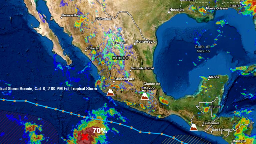 Pronostican lluvias puntuales muy fuertes en Jalisco