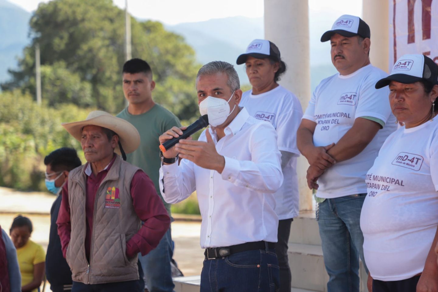 Fernando Vilchis recorre comunidades del sur del Estado de México