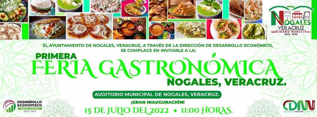 Nogales Veracruz listo para la primera Feria Gastronómica