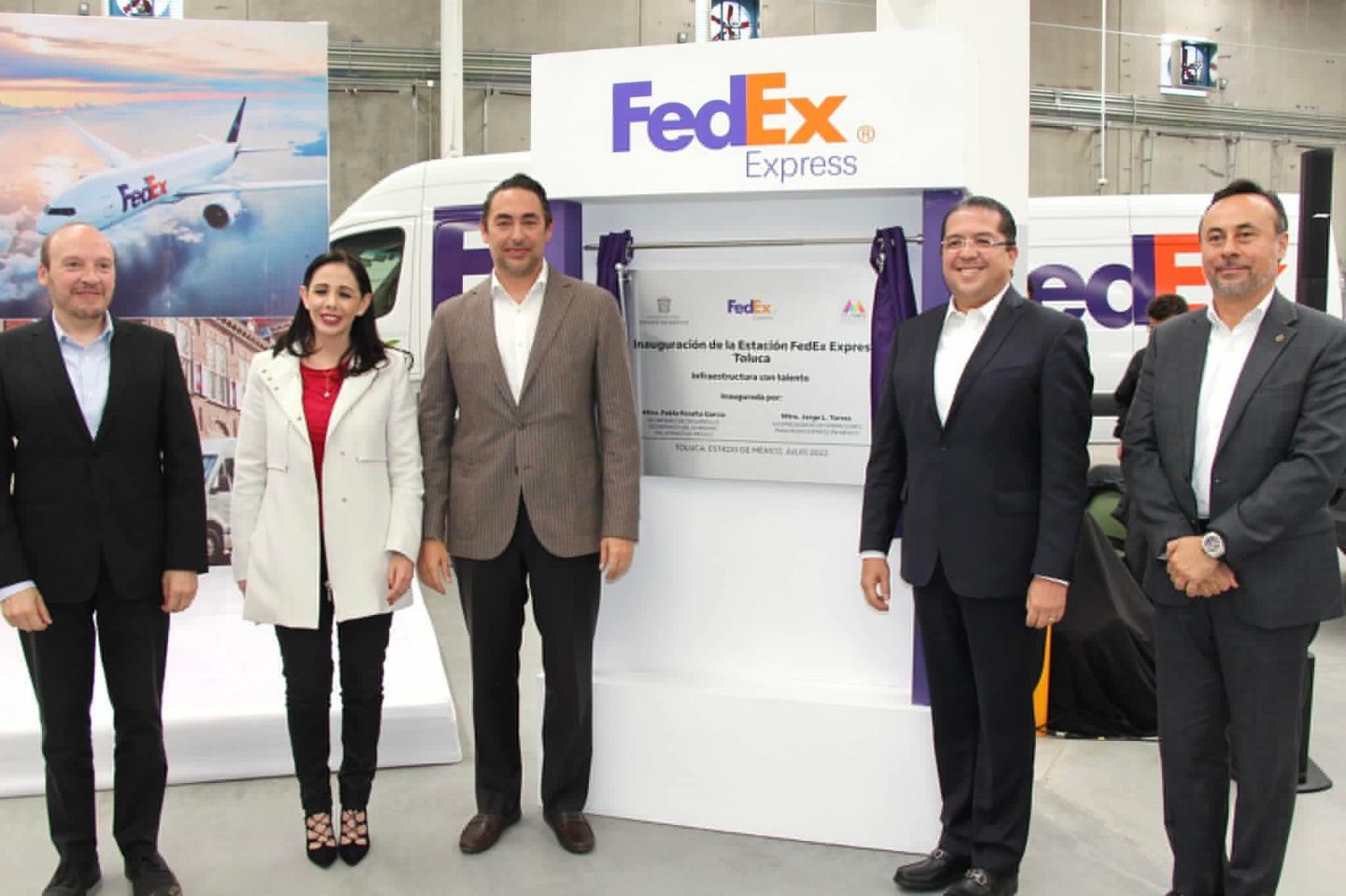 Inaugura Fedex Express México nueva estación operativa y firma convenio a favor de MIPYMES mexiquense 