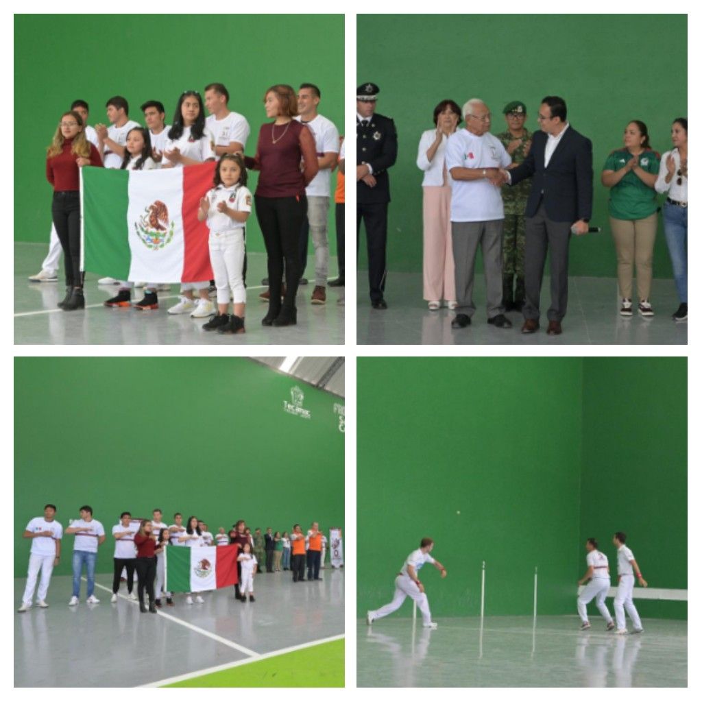 Se realizó la competencia internacional
de frontón entre México-España