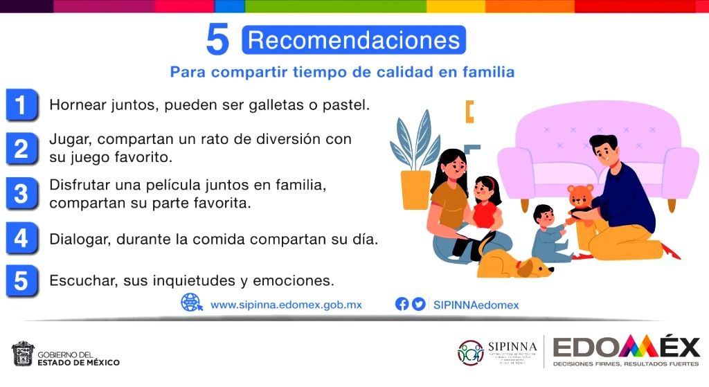 El GEM emite recomendaciones para compartir tiempo de calidad en familia durante periodo vacacional