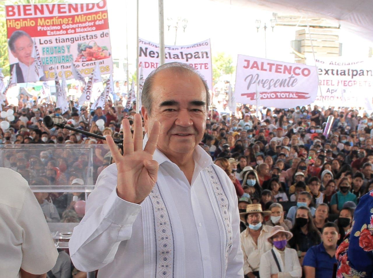 Externan liderazgos de Nextlalpan y Jaltenco total apoyo y respaldo al senador Higinio Martínez
