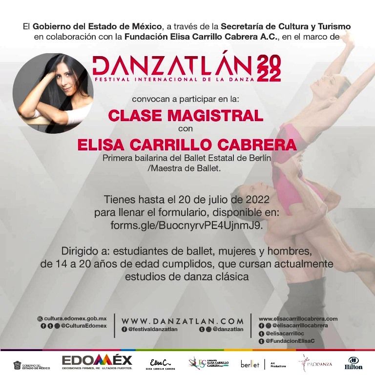 Ofrece Festival Internacional de la Danza ’Danzatlán 2022’ clases magistrales