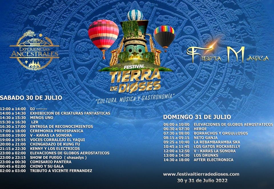 Teotihuacán sede del Festival Tierra de Dioses 
