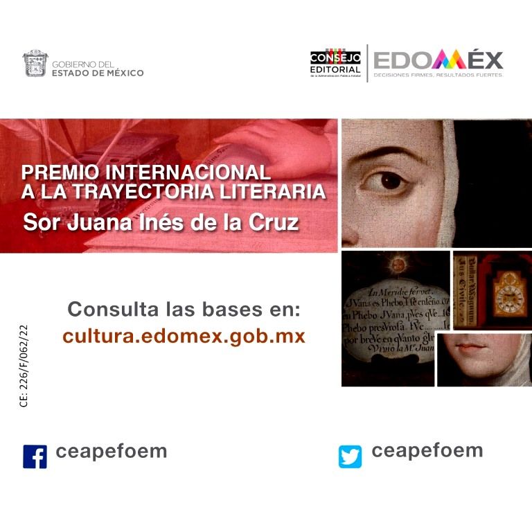 El CEAPE lanza convocatoria para el Premio Internacional Sor Juana Inés de la Cruz