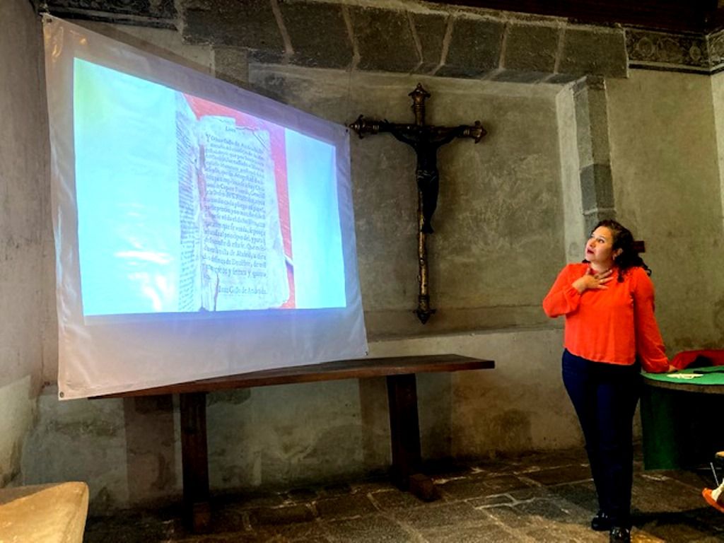 Comparten charla acerca de los expurgos de la Biblioteca del Museo Virreinal de Zinacantepec