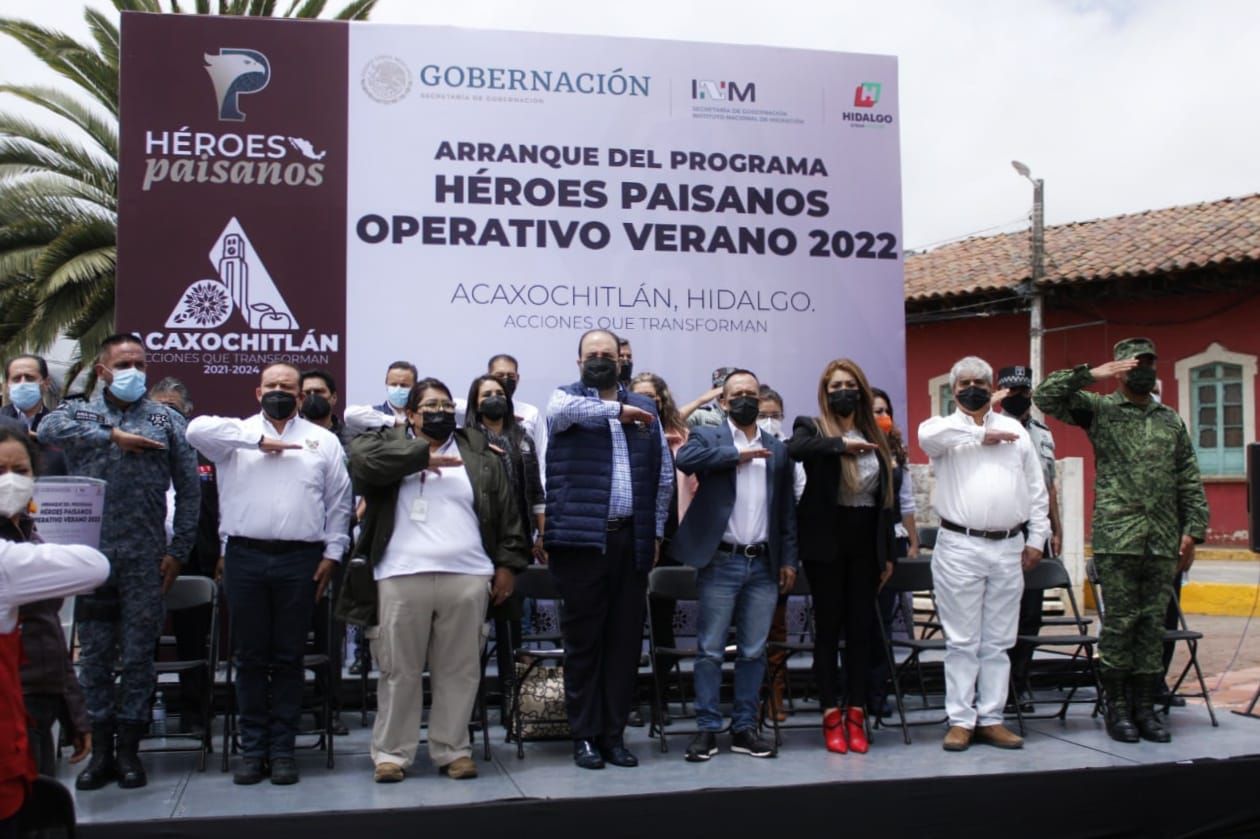 Arranque de programa "Héroes paisanos", operativo verano 2022