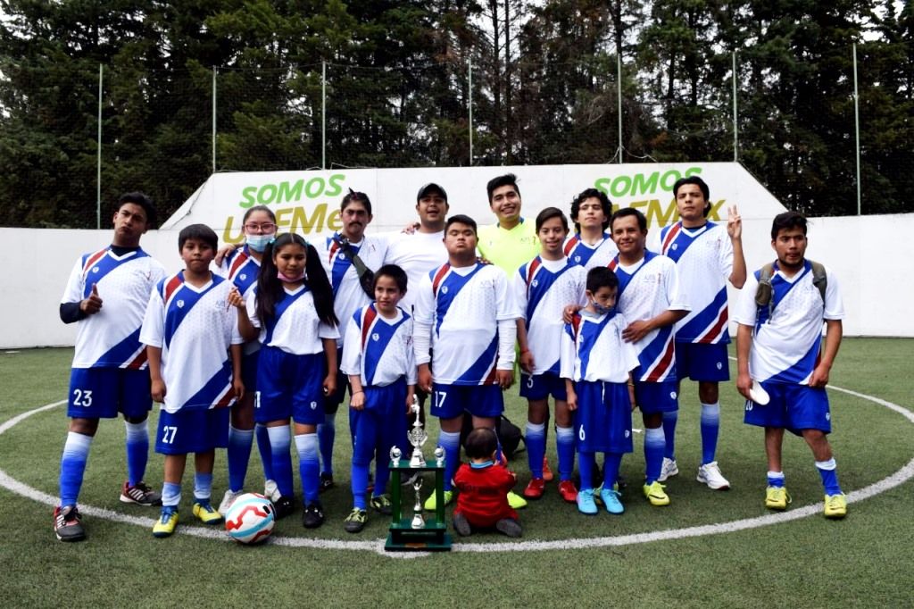 El equipo de fútbol adaptado Edoméx logra el tercer lugar en la Liga de Fútbol Rápido Cantera