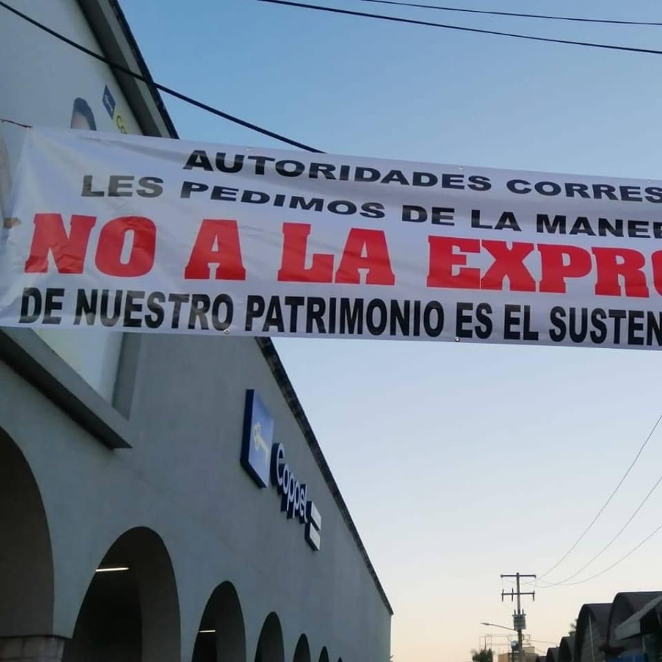 Se rehúsan a ser expropiados locatarios de Mercado en Tepic 

