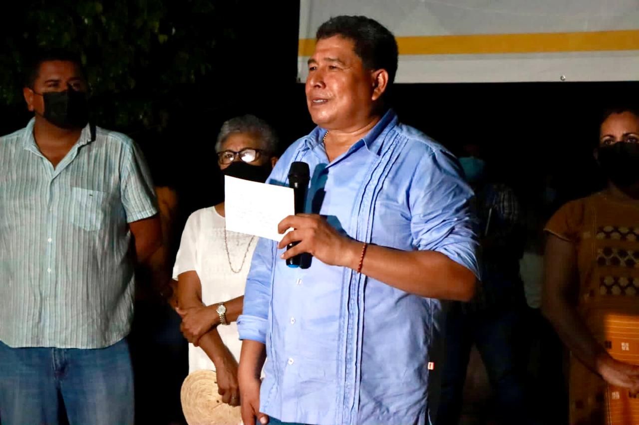 Tomás Hernández Palma inaugura obra de alto impacto en la Colonia Progreso de San Marcos