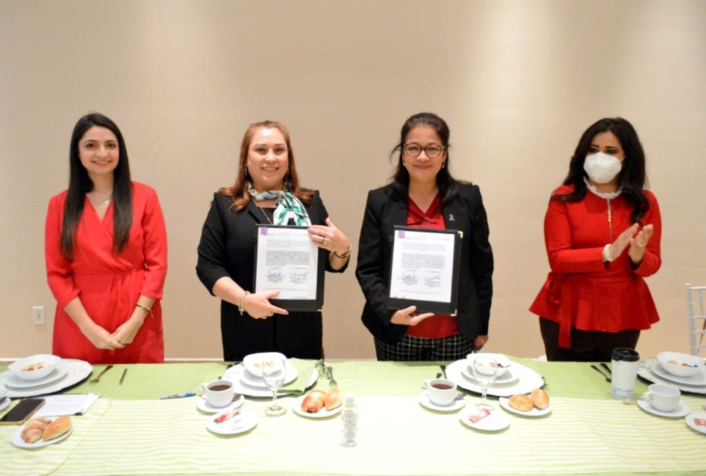 Firman convenio SEMUJERES y Asociación Mexicana de Mujeres Jefas de Empresa A.C.