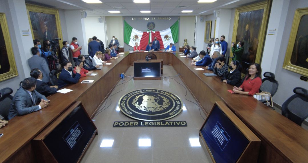 Instalan diputación permanente en el Congreso de Hidalgo 