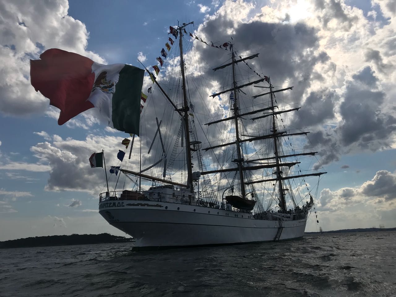 Celebra la Marina-Armada de México el 40 aniversario del buque «Cuauhtémoc».