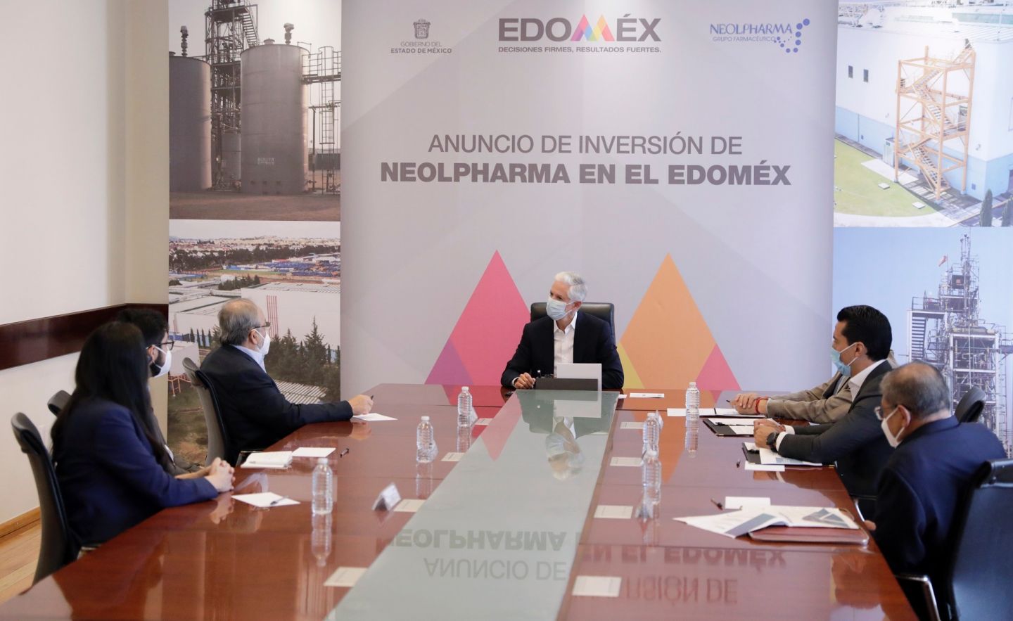 Presentan Alfredo del Mazo y farmacéutica Neolpharma proyecto de expansión en Edoméx que contará con 123 MDD 