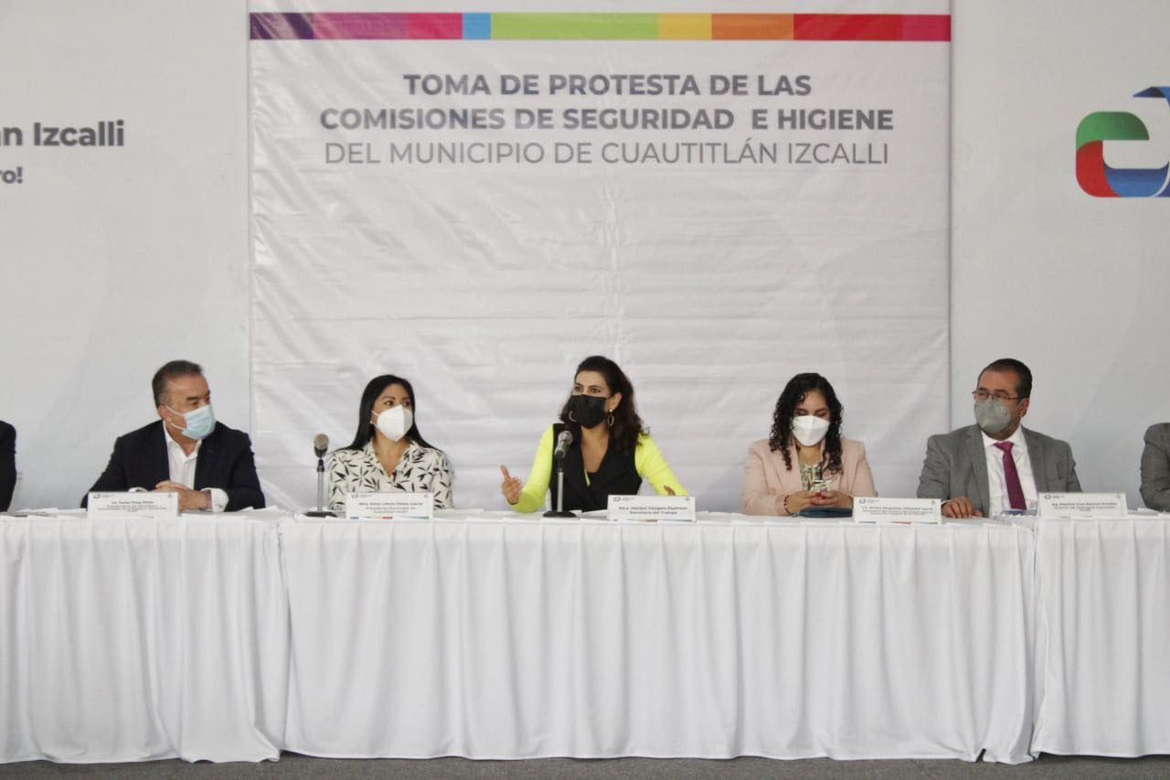 Instala secretaría del trabajo comisiones de seguridad e higiene en Cuautitlán Izacalli 