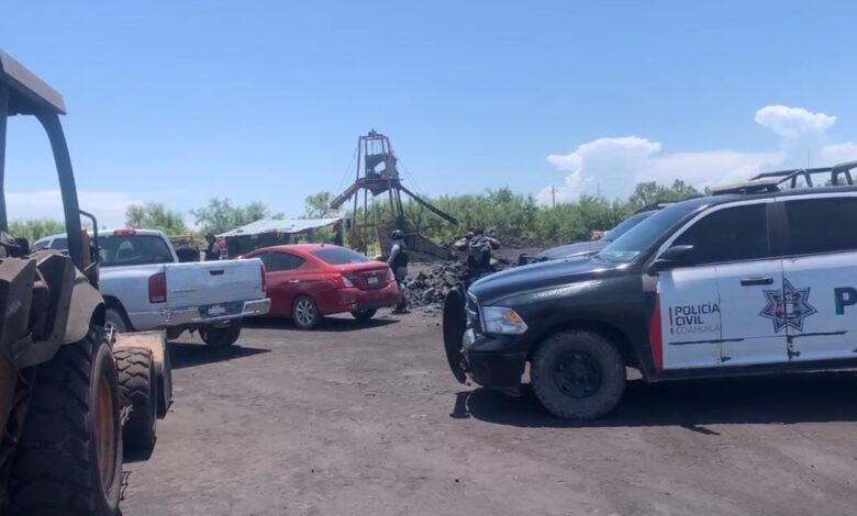 Derrumbe de mina de carbón en Coahuila hay 9 personas atrapadas 