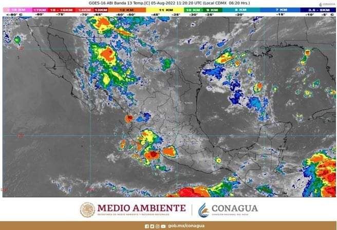 Onda Tropical número 19 y otros sistemas meteorológicos generarán lluvias fuertes