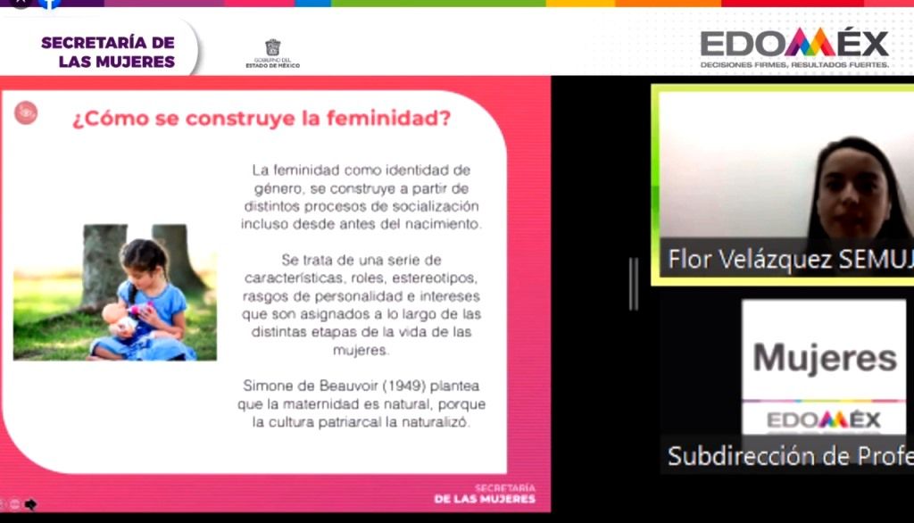 Imparten conferencia virtual ’Feminismos y maternidades’