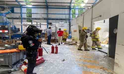 
Confirman seis heridos por la explosión dentro de fábrica de cartuchos
