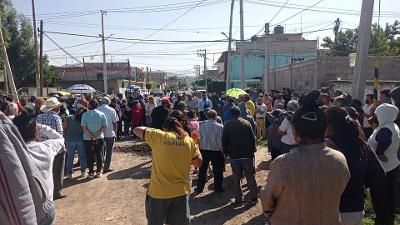 Gobierno morenista golpea habitantes de Ixtapaluca