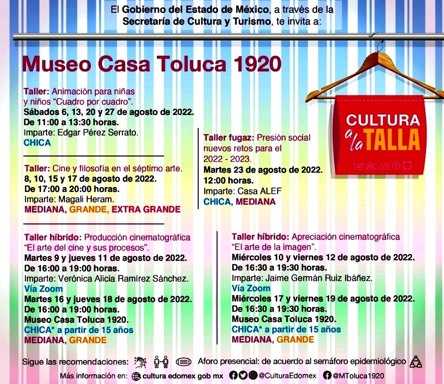 El Museo Casa Toluca 1920 organiza talleres ’Cultura a la Talla’