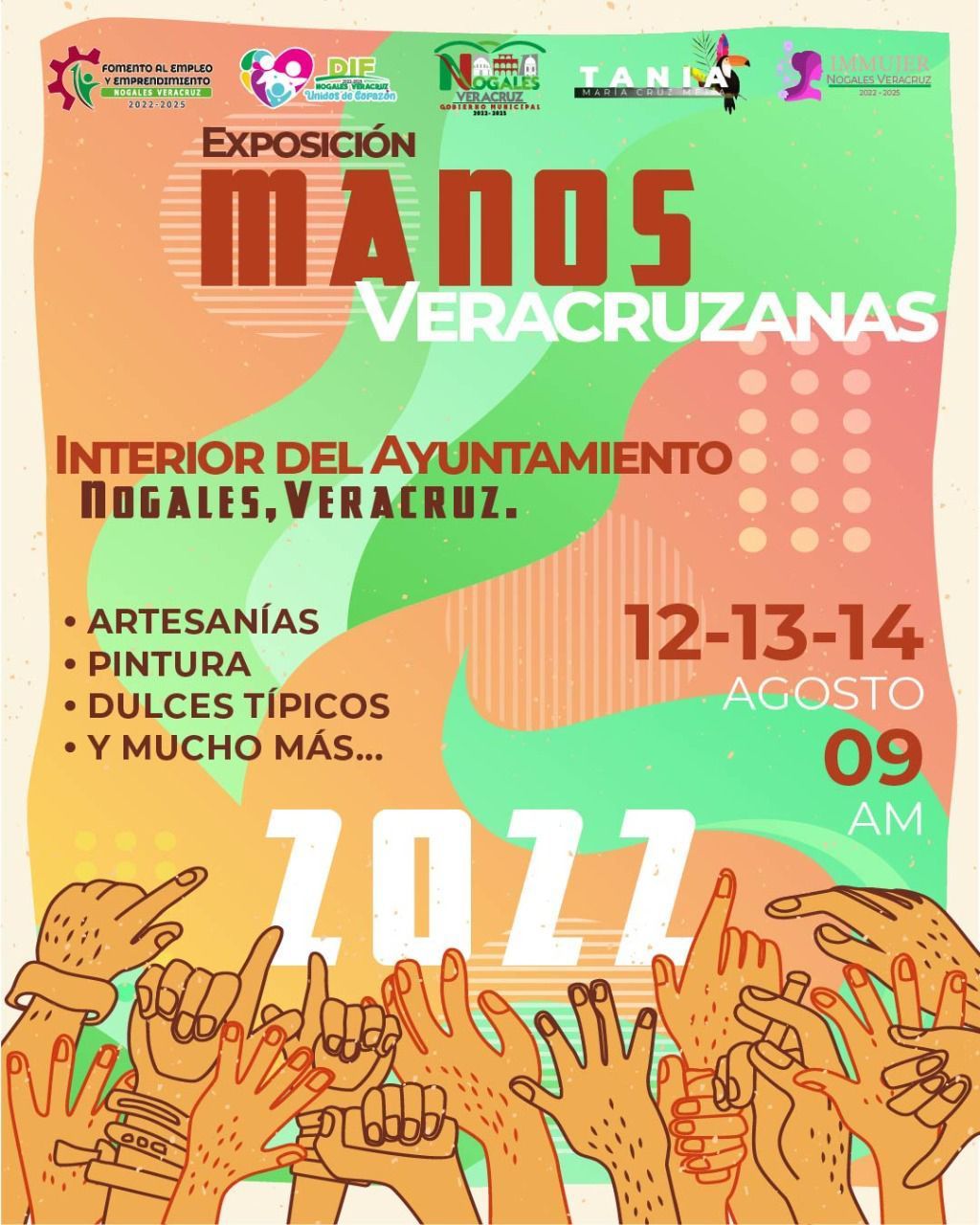Llega al Palacio Municipal de Nogales
Exposición ’Manos Veracruzanas"