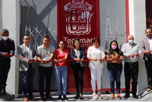 Mariela Gutiérrez inauguró Casa de la Cultura en San Pedro Pozohuacan