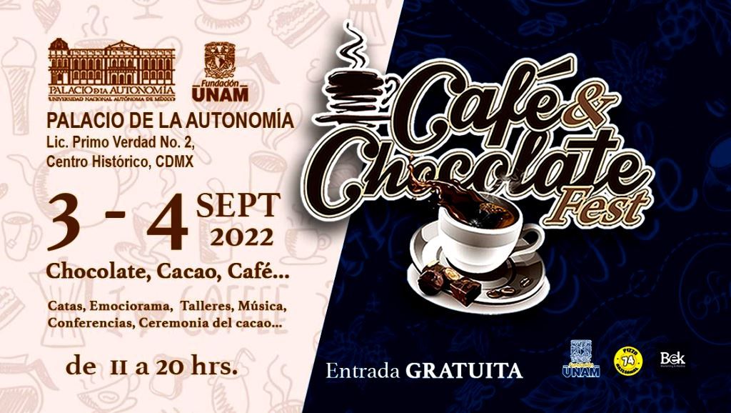 Café & Chocolate Fest  en el Palacio de la Autonomía de la Fundación UNAM