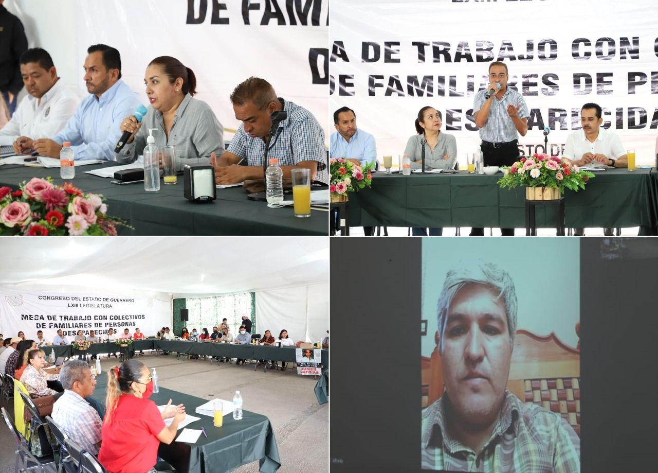 Presentan diputadas y diputados ante colectivos de familiares, anteproyecto de desaparición de personas en Guerrero 
