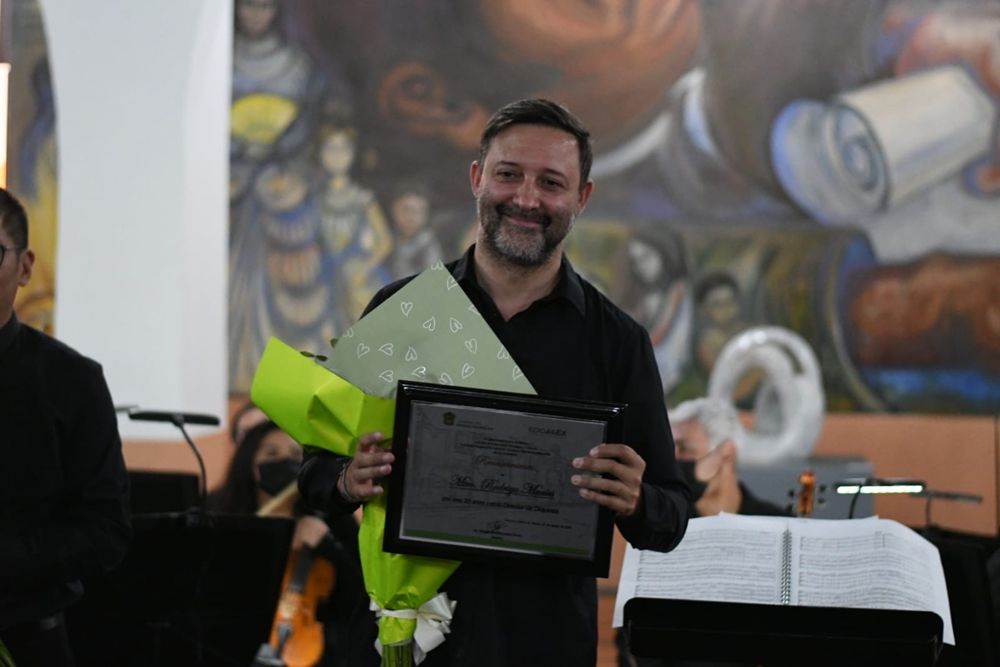 Celebra Rodrigo Macías 20 años como director de orquesta 