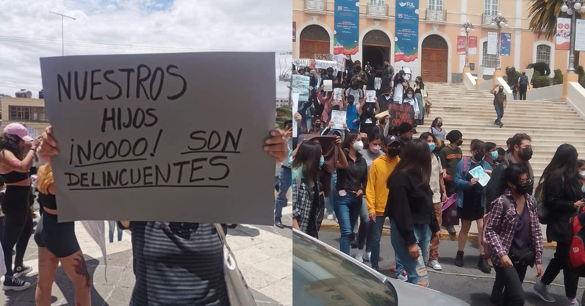 Exigen justicia para estudiantes detenidos ilegalmente por policía de Real del Monte