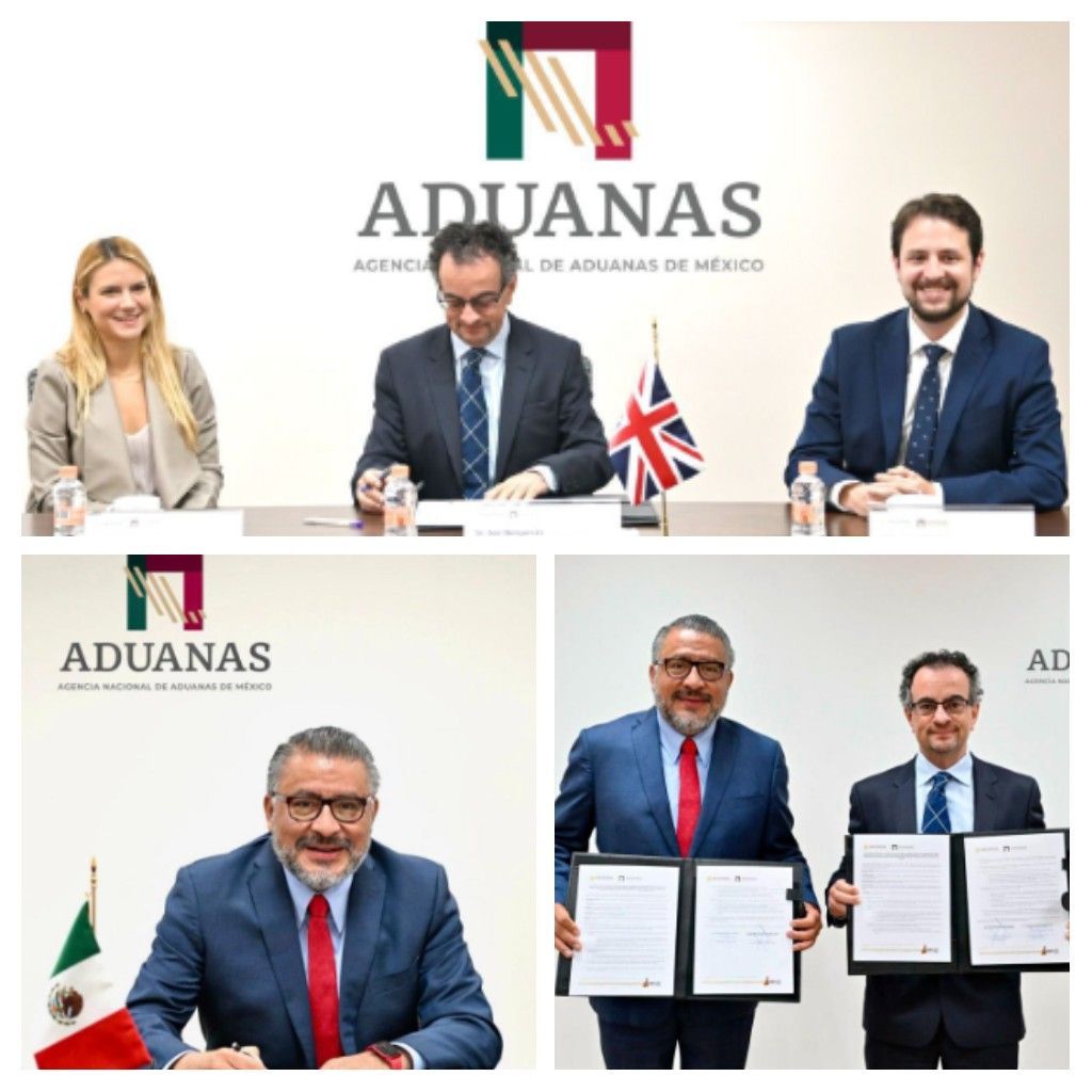 Agencia Nacional de Aduanas de México y la Embajada de Reino Unido firman convenio para traducir al idioma inglés el portal de la ANAM