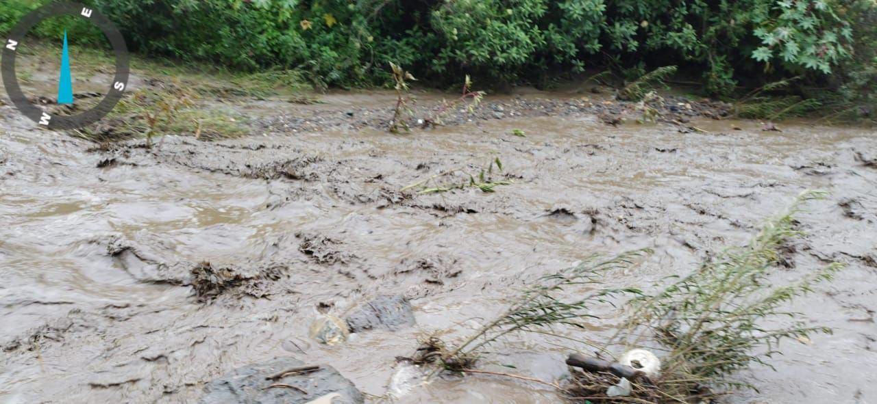 Aguacero provoca escurrimiento en Río Chiquito no hay que alarmarse: PC