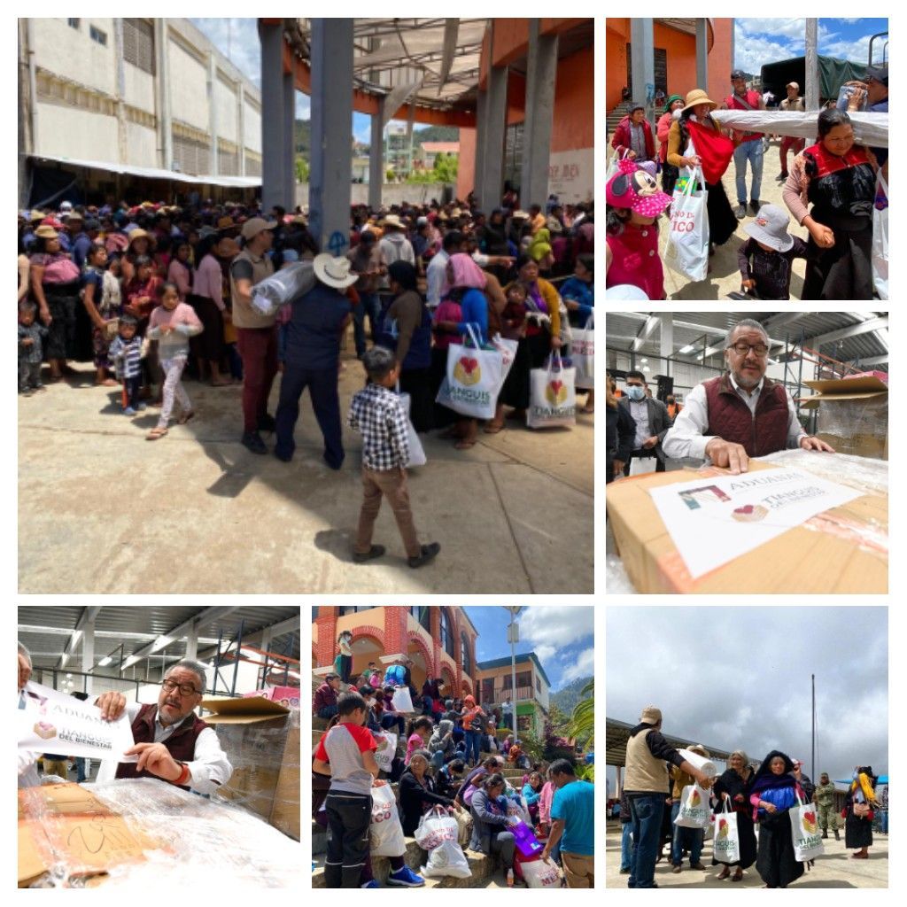 Con la participación de Aduanas México el Tianguis del Bienestar ha beneficiado a 215 mil familias