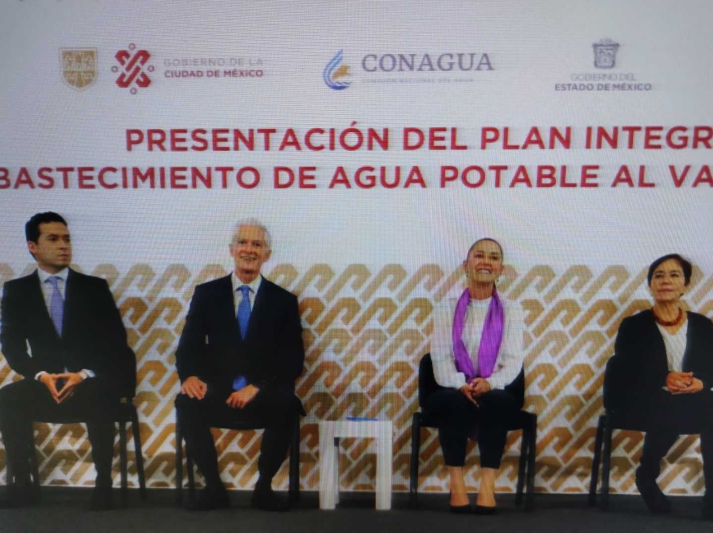 #Caudia Sheinbaum y Alfredo del Mazo presentaron Plan de Abastecimiento de Agua