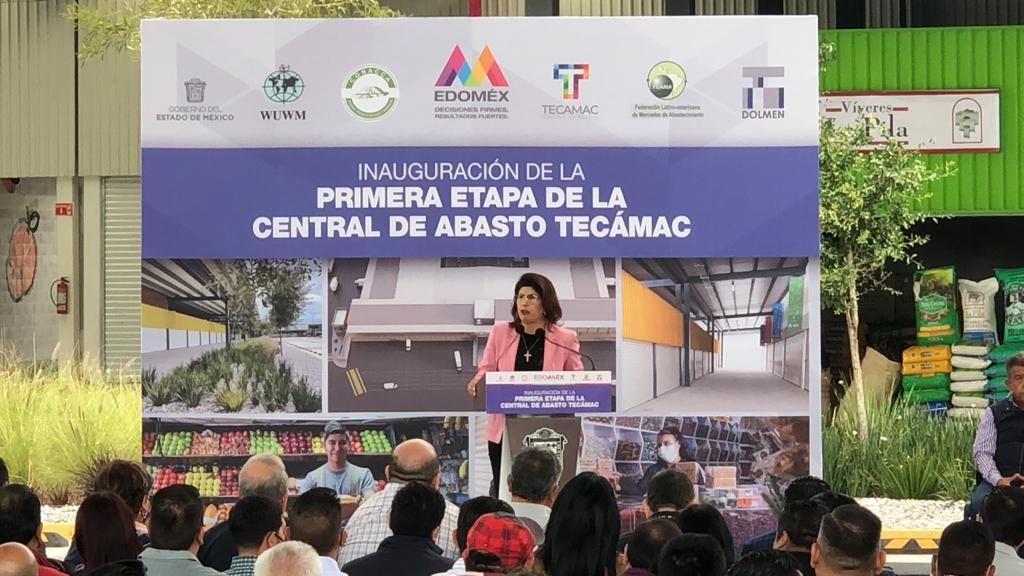 Mariela Gutiérrez y Del Mazo  inauguran  la Primera Etapa de la Central de Abastos de Tecámac
