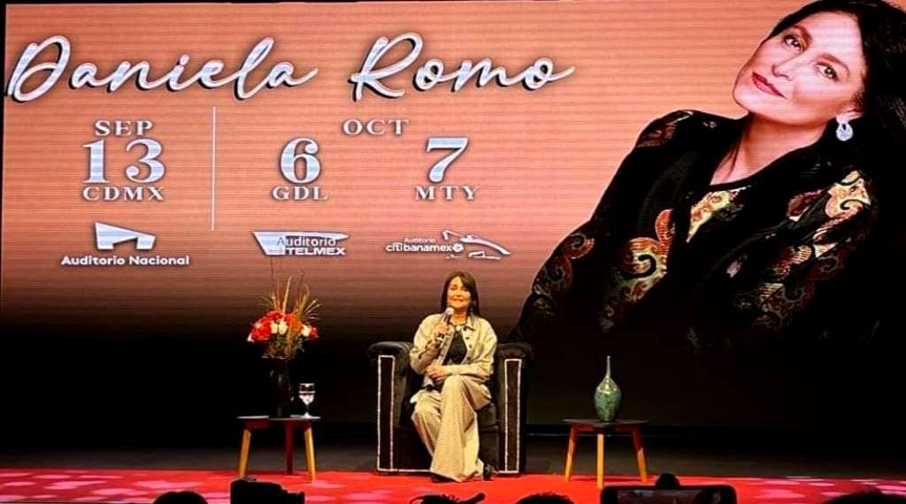 Daniela Romo celebra su larga trayectoria en el Auditorio Nacional