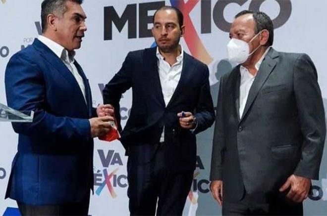 Dirigentes del PAN y PRD anuncian suspensión temporal de alianza ’Va por México’