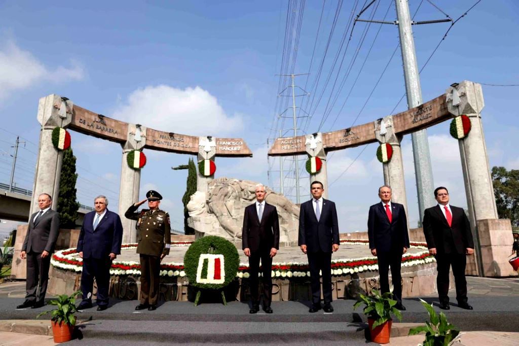 Alfredo del Mazo encabeza la ceremonia conmemorativa por el CLXXV aniversario del sacrificio de Los Niños Héroes de Chapultepec