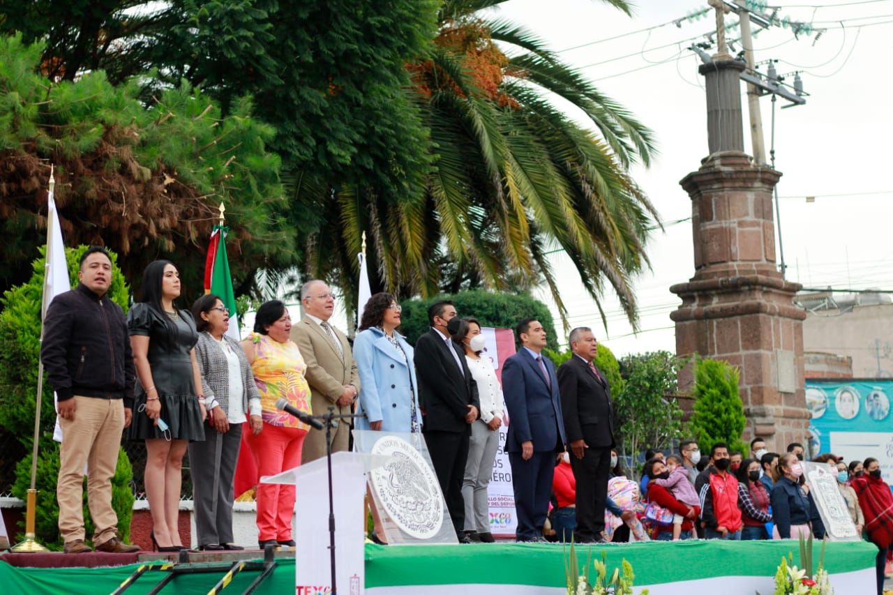 Gobierno de Texcoco conmemora a los héroes que nos han dado patria y libertad  