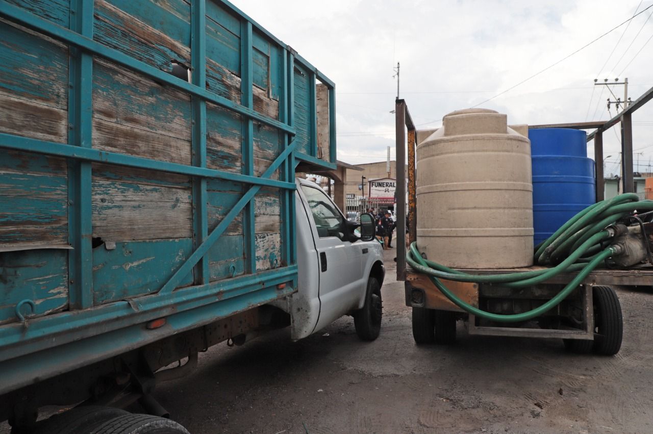 Cae banda presuntamente dedicada al ‘huachicoleo’ de agua en Ecatepec